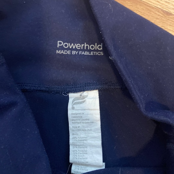 W's Fabletic Powerhold Workout Capri Pants - Picture 3 of 4